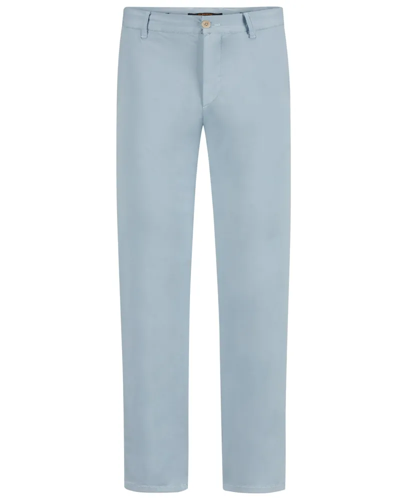 Alberto Ultraleichte Chino Lou mit Stretch, Regular Fit in Hellblau