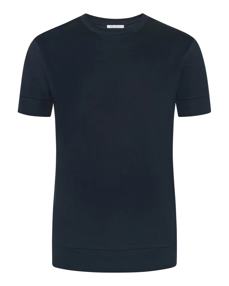 Stefan Brandt T-Shirt aus Pima-Baumwolle in Marine