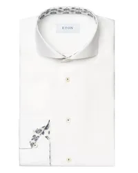 Eton Hemd mit Lyocell- und Stretchanteil, Slim Fit Weiß