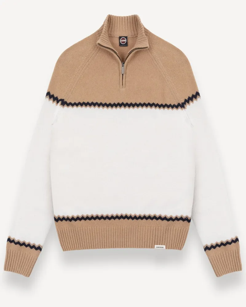 Colmar Troyer aus einem soften Woll-Mix in Beige