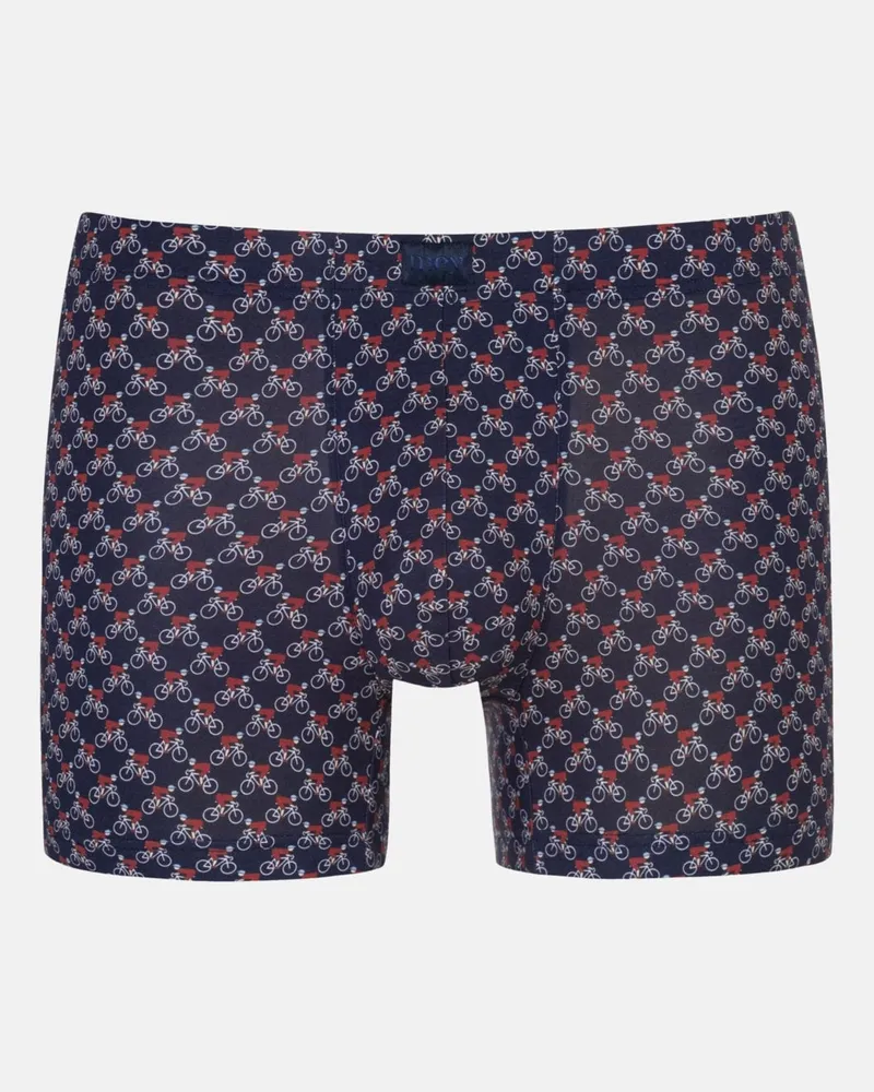 Mey Boxer-Trunks aus Modal mit Stretch und Fahrrad-Motiven in Blau