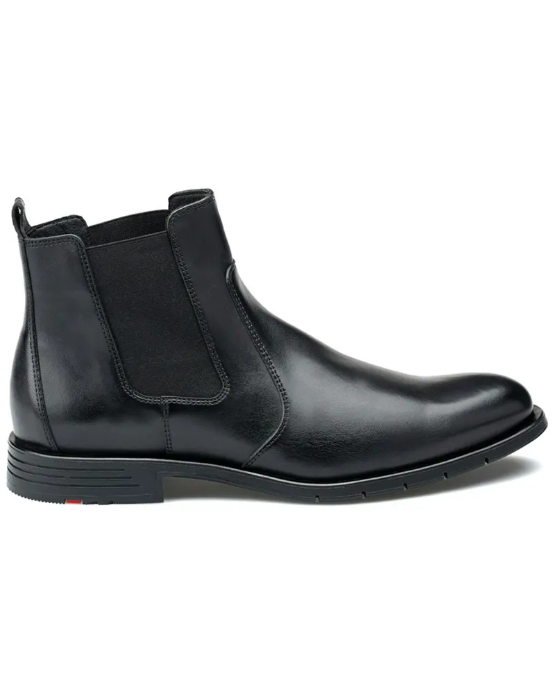 Lloyd Extraleichte Chelsea-Boots aus Glattleder mit Variofootbed in Schwarz