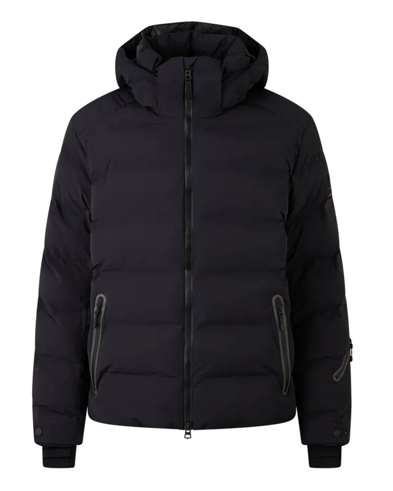 Bogner Fire & Ice Gesteppte Tech-Daunenjacke Tec-Luka mit abtrennbarer Kapuze in Schwarz