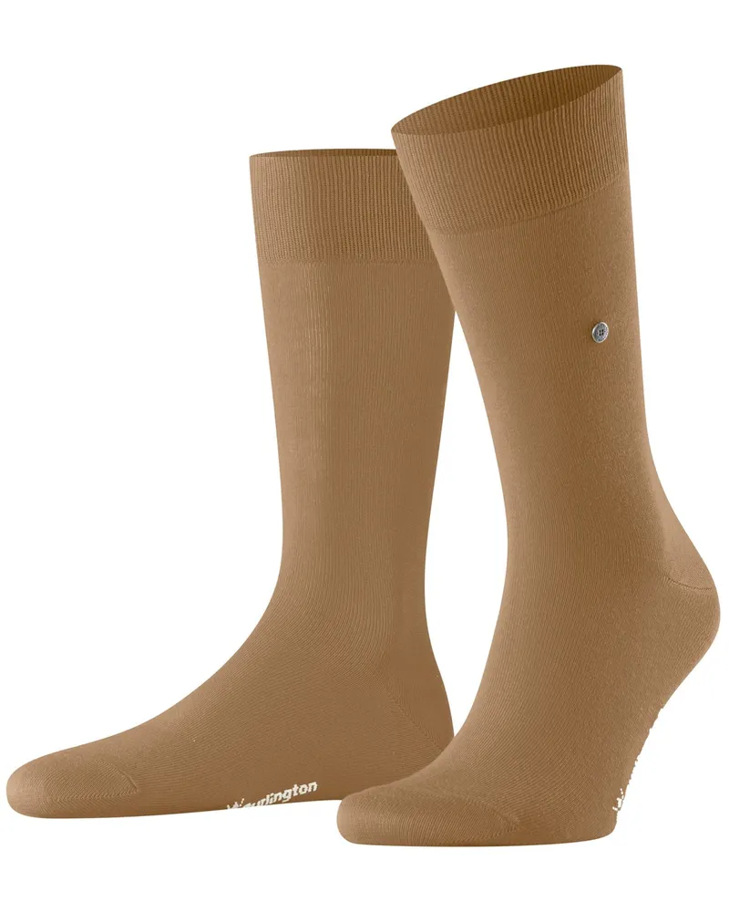 Burlington Wadenhohe Socken aus Bio-Baumwolle in Beige