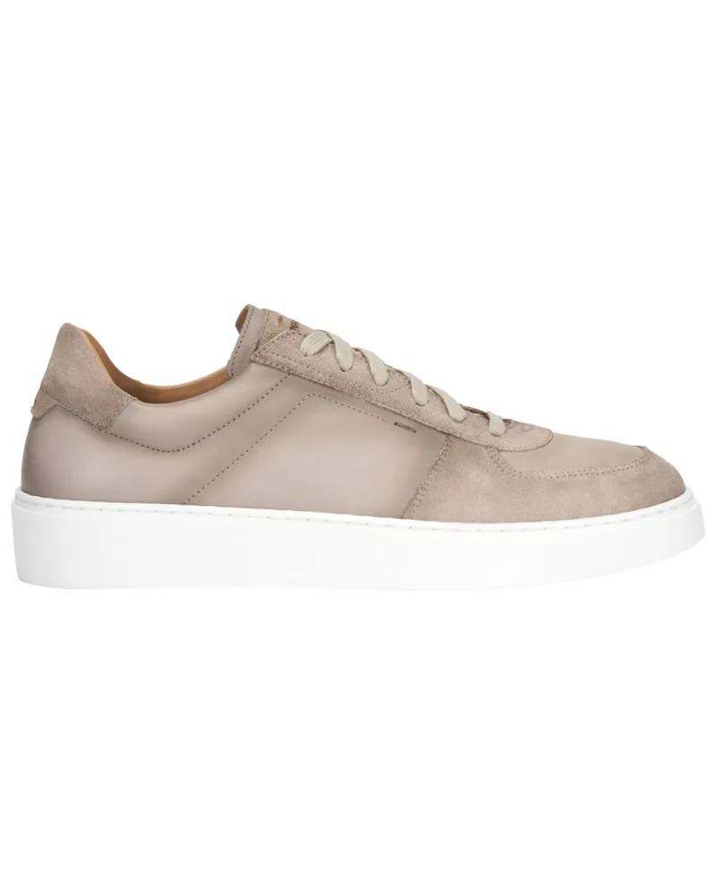 Magnanni Basket-Sneaker im Leder-Mix in Grau