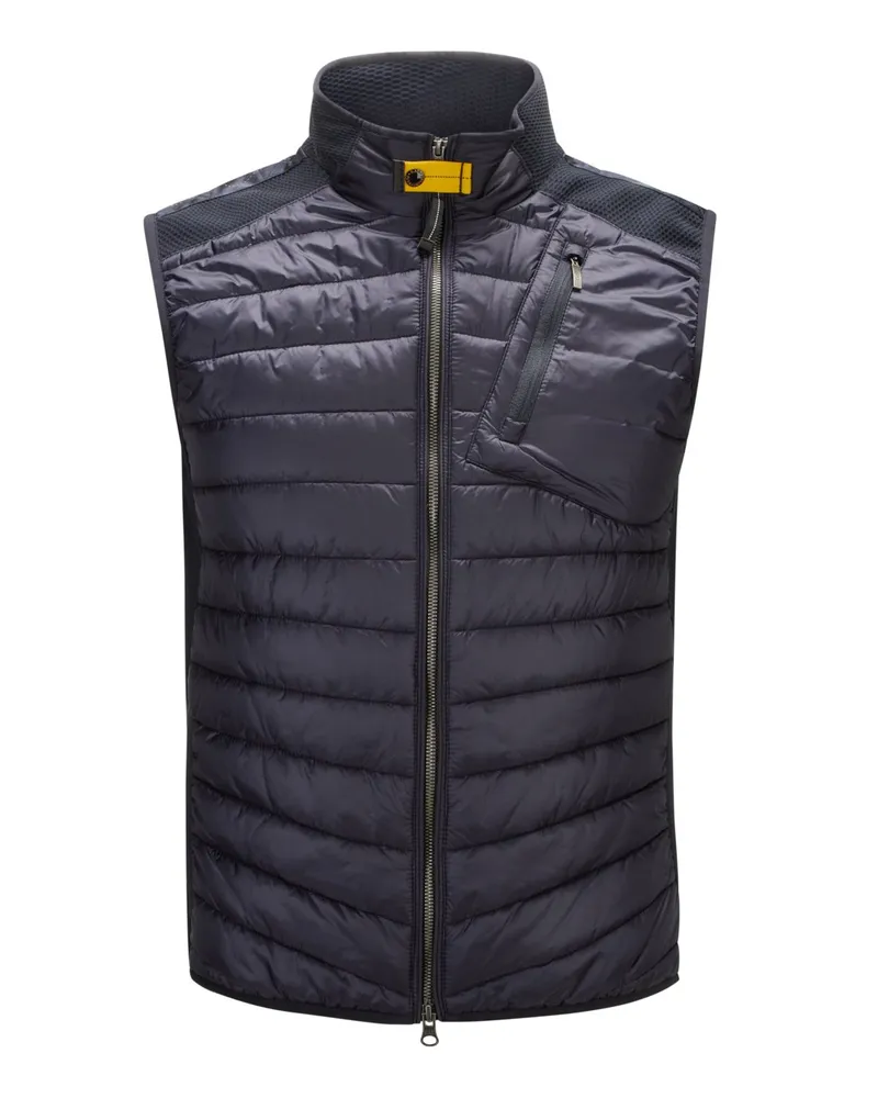 Parajumpers Hybrid-Steppweste Zavier mit elastischen Mesh-Einsätzen in Marine