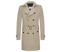 Zweireihiger Trenchcoat mit heraustrennbarem Stepp-Futter in