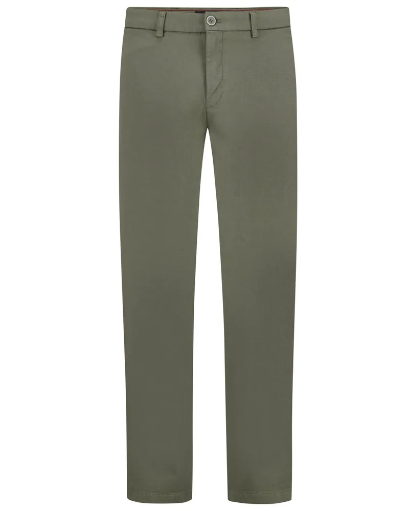 Hiltl Stretch-Chino Tamo mit niedriger Bundhöhe, Slim Fit in Oliv