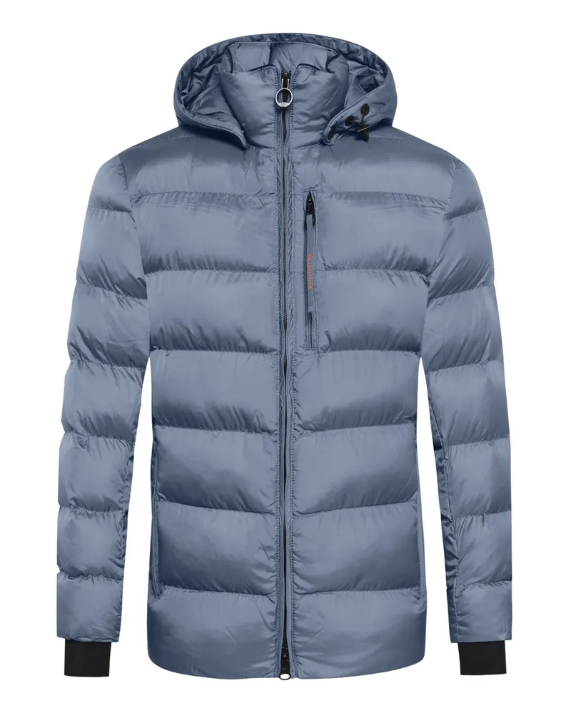 Wellensteyn Gesteppte Pufferjacke Black Bird Short mit Sorona-Isolation in Grau