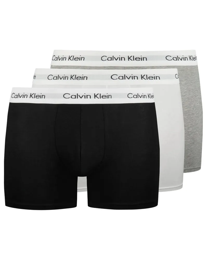 Calvin Klein 3er Pack Boxer Trunks mit Stretchanteil und Label-Bund in Multicolor