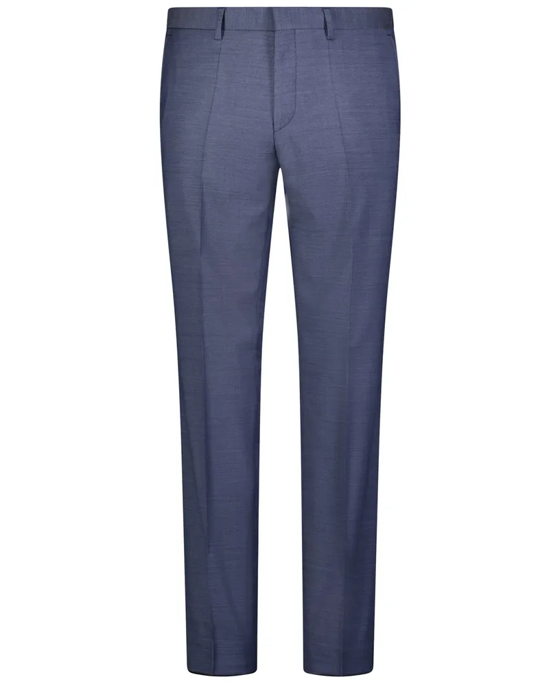Roy Robson Anzughose mit feiner Struktur und Stretchanteil, Regular Fit in Mittelblau