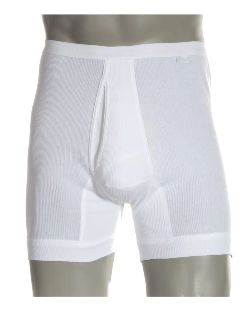 Schiesser Pants, Doppelripp in Weiß