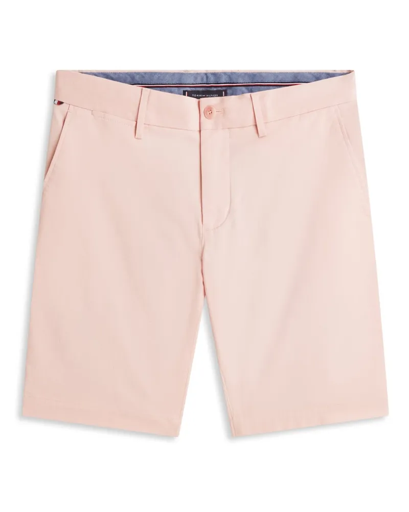 Tommy Hilfiger Glatte Bermudashorts Denton mit Stretch-Anteil, Slim Fit in Rosenrot