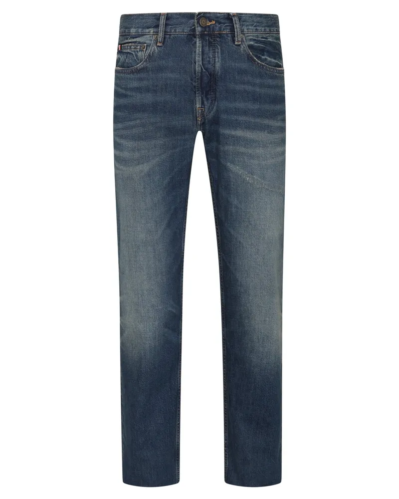 Tommy Hilfiger Jeans Dover in dezenter Used-Optik, Straight Fit in Blau