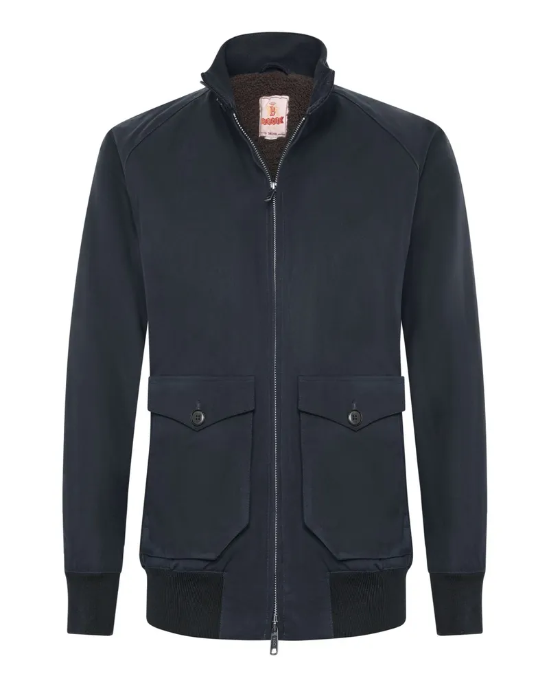 Baracuta G9 Waxed Baumwollblouson, Authentic Fit in Marine