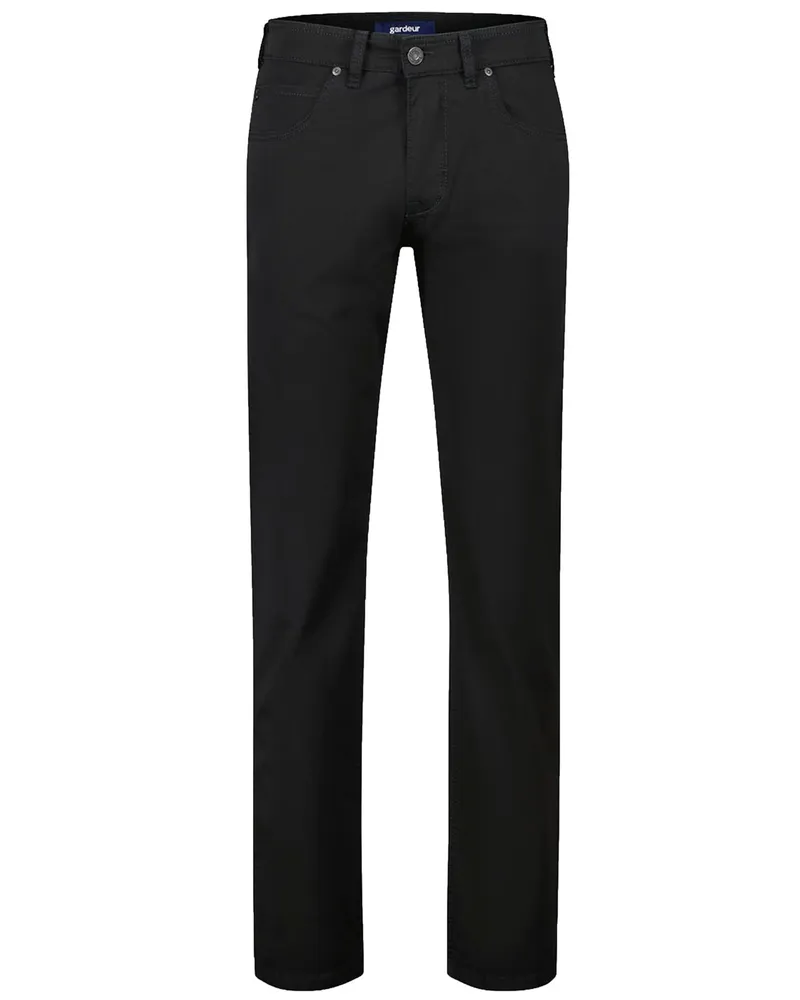 Atelier GARDEUR Leichte Chino Bill-3 mit Stretch-Anteil, Modern Fit in Schwarz