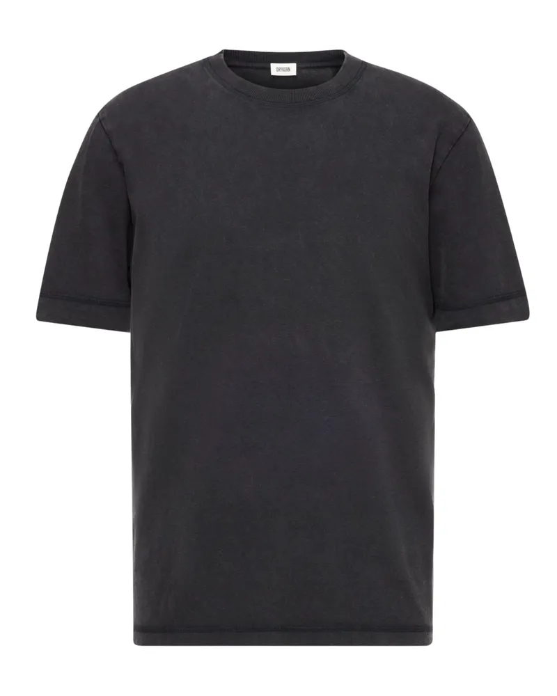 Drykorn Softes T-Shirt aus Baumwolle mit O-Neck, Regular Fit in Schwarz