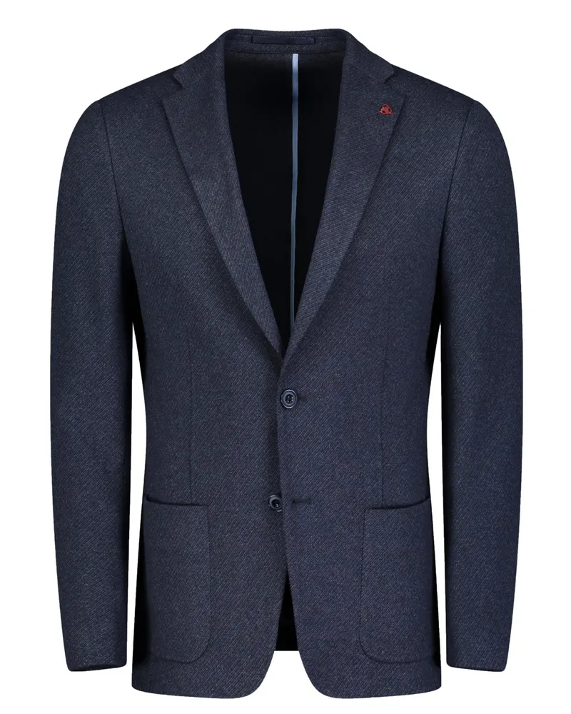 Roy Robson Ungefüttertes Jerseysakko mit Stretchanteil, Slim Fit in Blau