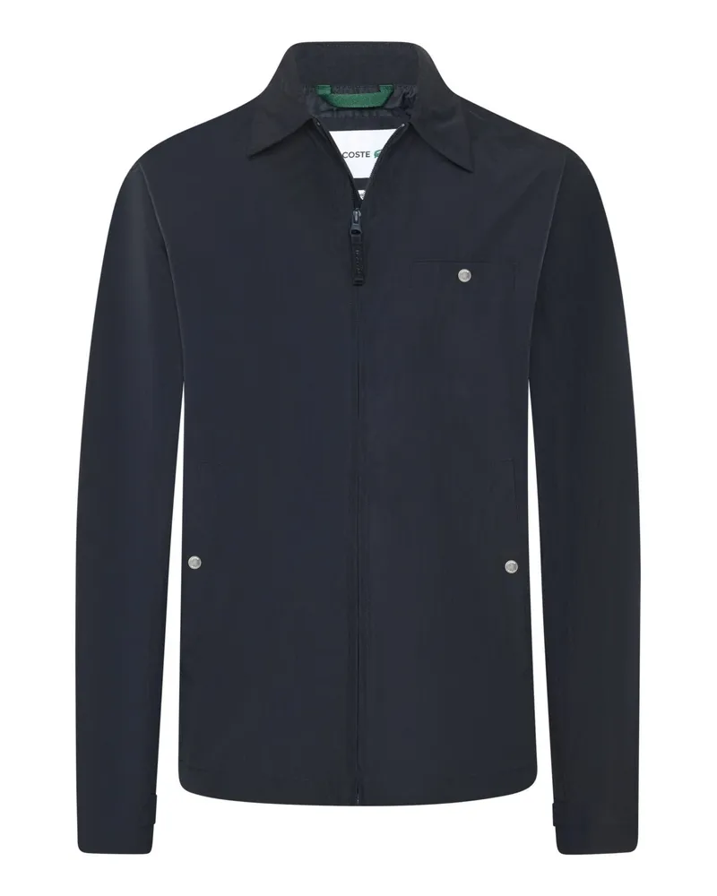 Lacoste Leichter Blouson aus wasserabweisendem und strukturiertem Taft in Marine