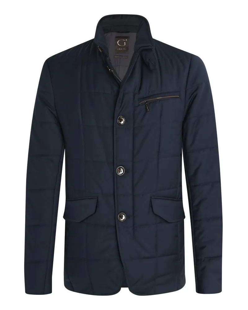 Gimo's Gesteppte Jacke in Technoflanell-Qualität in Marine