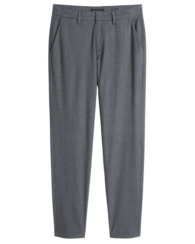 Marc O'Polo Flanellhose Morot mit Stretch, Tapered Fit in Grau