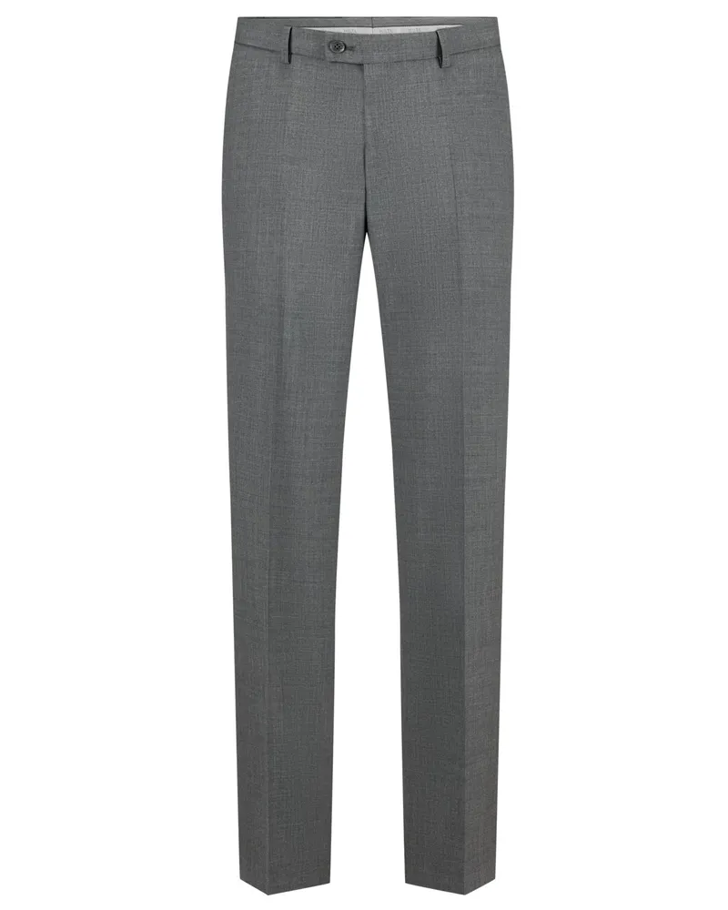Hiltl Wollhose Piacenza, Regular Fit in Mittelgrau