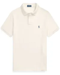 Ralph Lauren Poloshirt in Piqué-Qualität, Custom Slim Fit Offwhite