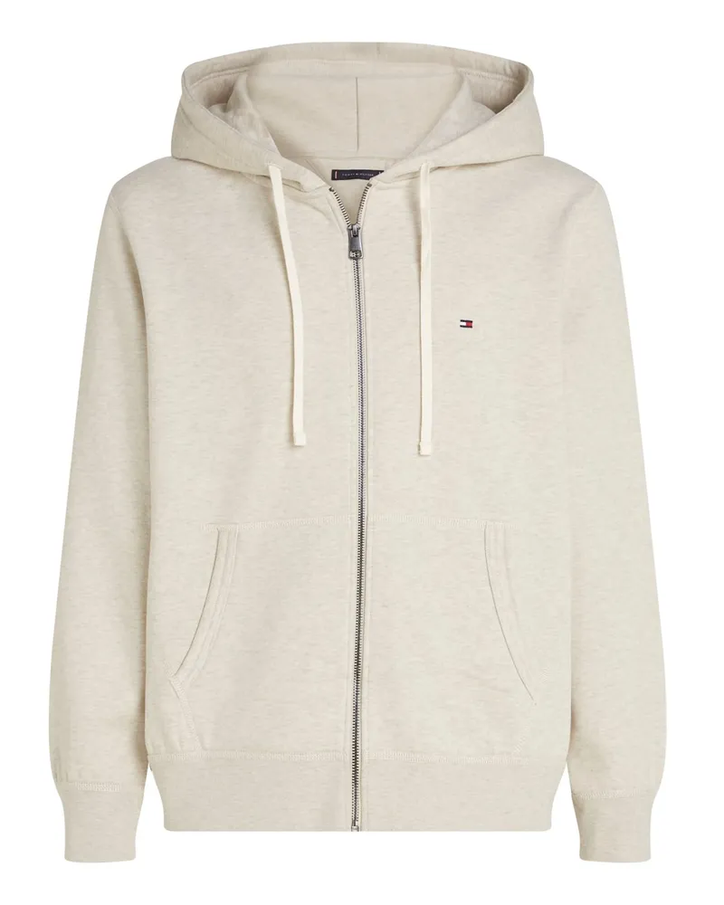 Tommy Hilfiger Softer Hoodie mit Zip Offwhite