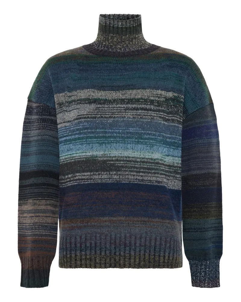 FTC Cashmere Upknit-Rollkragenpullover aus Kaschmir mit Turtleneck in Multicolor