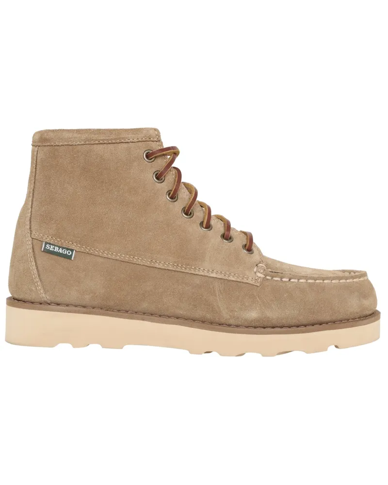 Sebago Tala Mid Boots aus weichem Wildleder in Beige