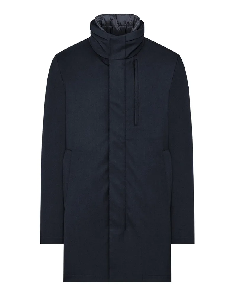 DUNO 2-in1 Funktionsjacke mit heraustrennbarer Daunen-Innenjacke in Marine