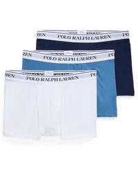 Ralph Lauren 3er Pack Boxer-Trunks mit Label-Bund Blau