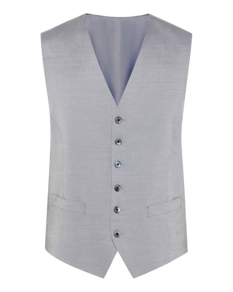 JOOP! Wedding Baukasten-Weste Weazer, Slim Fit in Silber