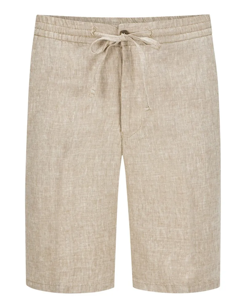 Tom Rusborg Leichte Bermudashorts aus Leinen Beige