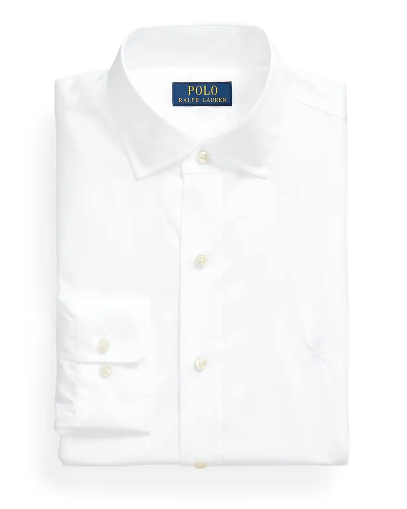 Ralph Lauren Businesshemd aus Baumwolle mit Kentkragen, Regular Fit in Weiß