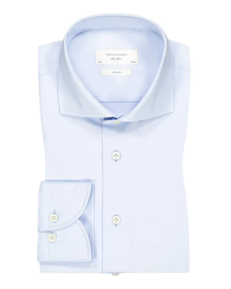 Profuomo Hemd, Slim Fit in Hellblau
