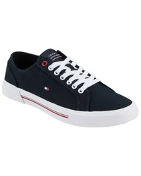 Tommy Hilfiger Low Top Sneaker aus Baumwoll-Canvas Marine