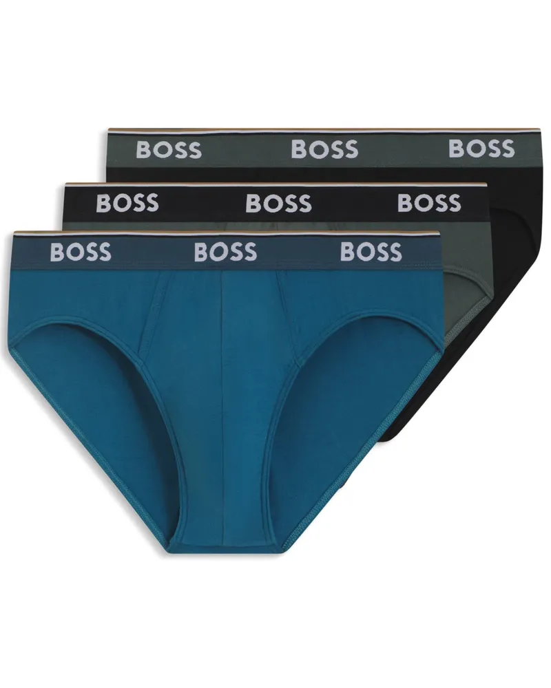 HUGO BOSS 3er Pack Slips mit Labelbund in Multicolor