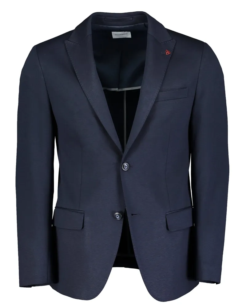 Roy Robson Teilgefüttertes Jerseysakko mit Stretchanteil, Slim Fit in Marine