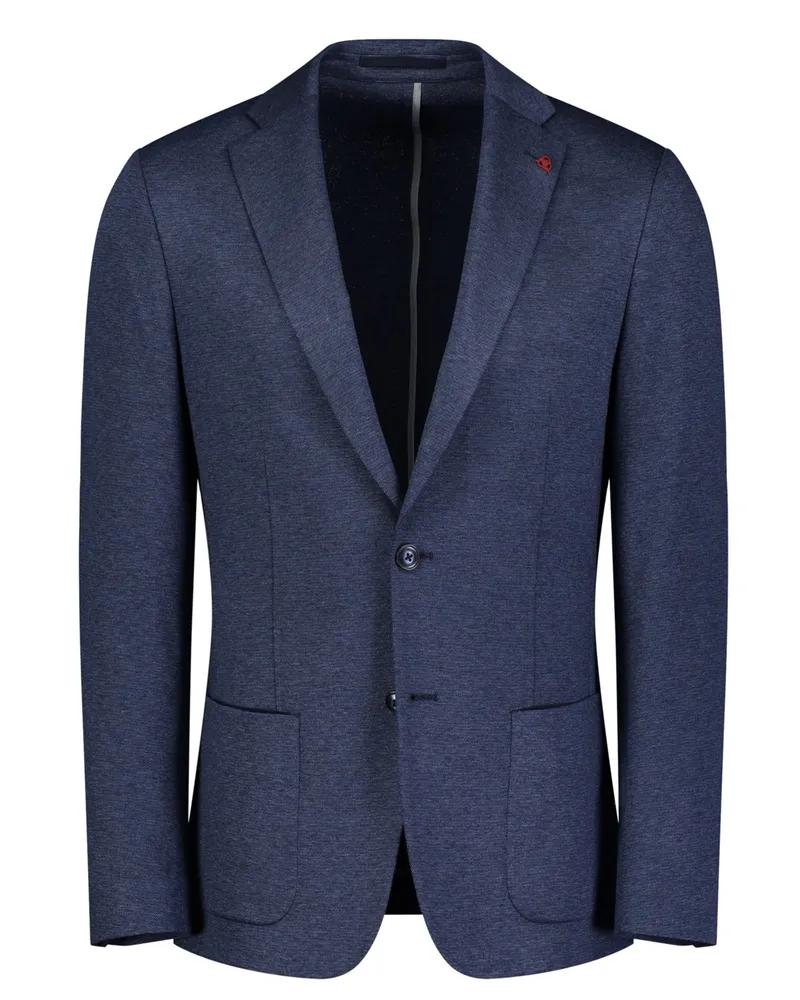 Roy Robson Teilgefüttertes Jerseysakko mit Stretchanteil, Slim Fit in Marine