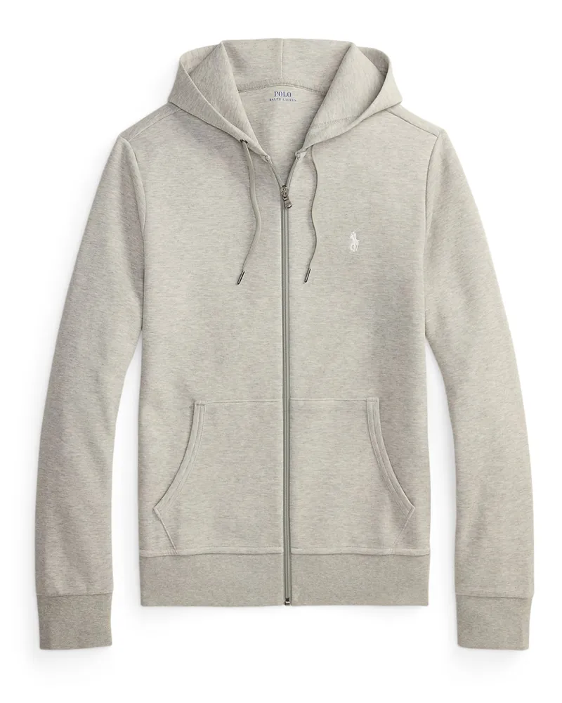 Ralph Lauren Sweatjacke mit Kapuze und Logo-Stickerei in Grau
