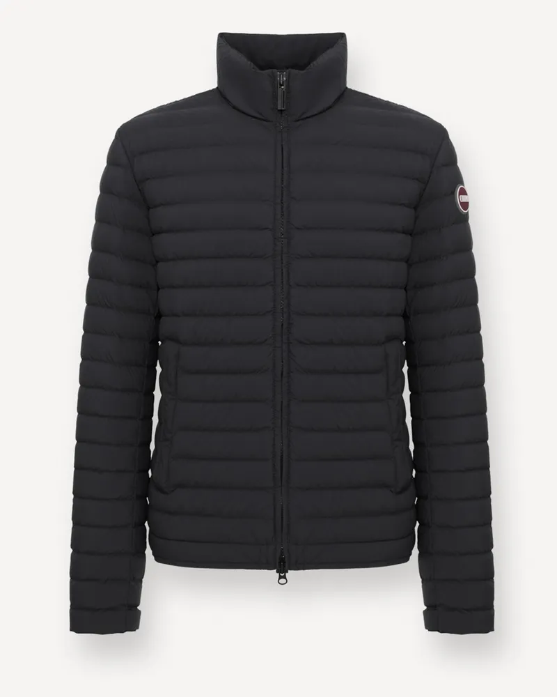 Colmar Gesteppte Leichtdaunenjacke mit Label-Aufnäher in Schwarz