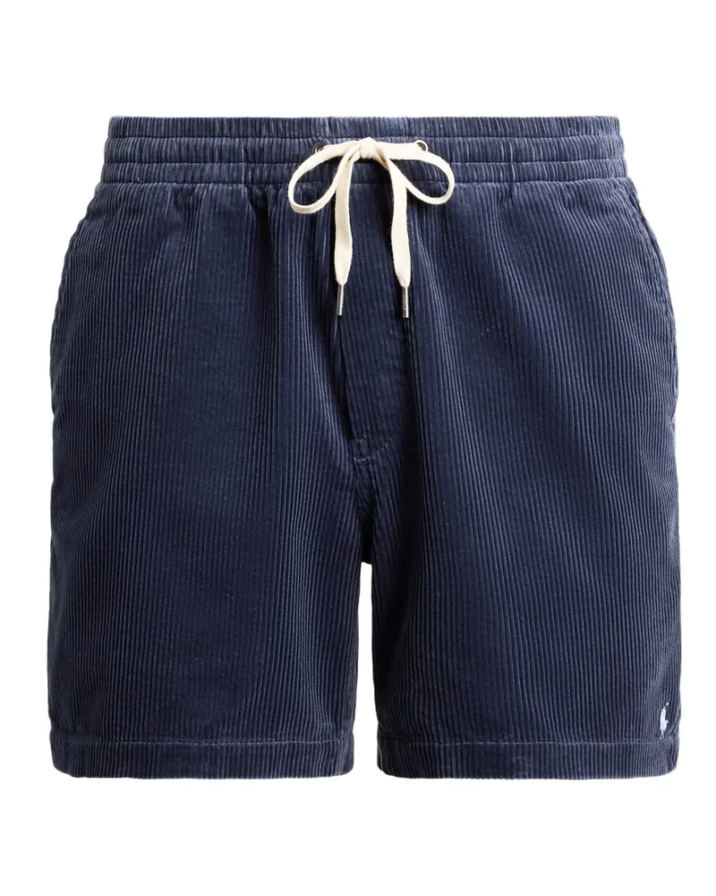 Ralph Lauren Cord-Bermudas Prepster mit kleiner Pony-Stickerei, Classic Fit in Marine