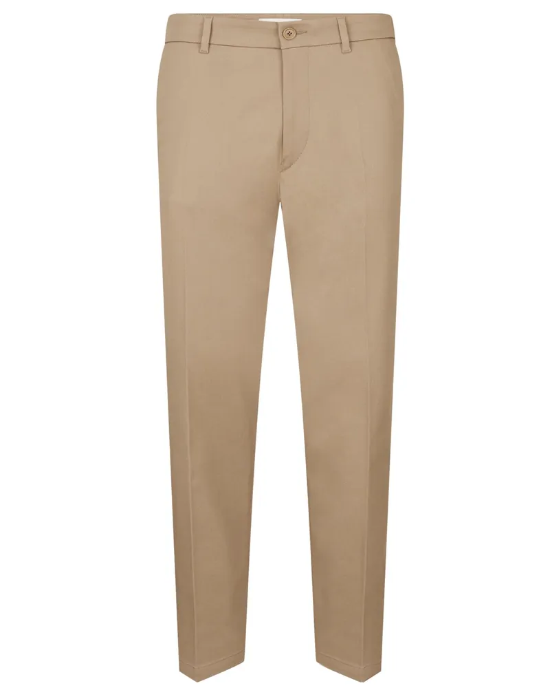 Drykorn Chino Ajend aus einem robusten Baumwollgemisch mit Stretch, Slim Fit in Beige