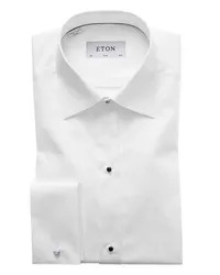 Eton Gala-Hemd, Slim Fit Weiß