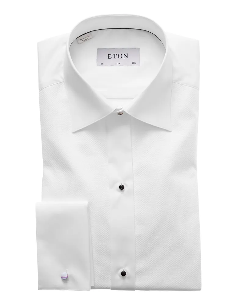 Eton Gala-Hemd, Slim Fit in Weiß