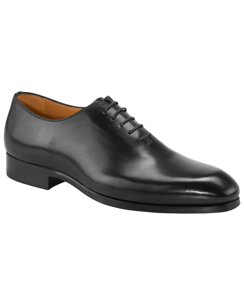 Magnanni Oxford-Schnürschuhe in Wholecut-Bauweise aus Glattleder in Schwarz