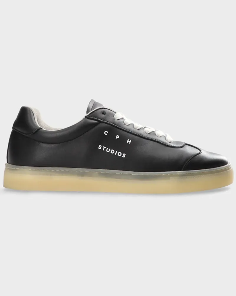 Copenhagen Allrounder-Sneaker aus weichem Glattleder in Schwarz