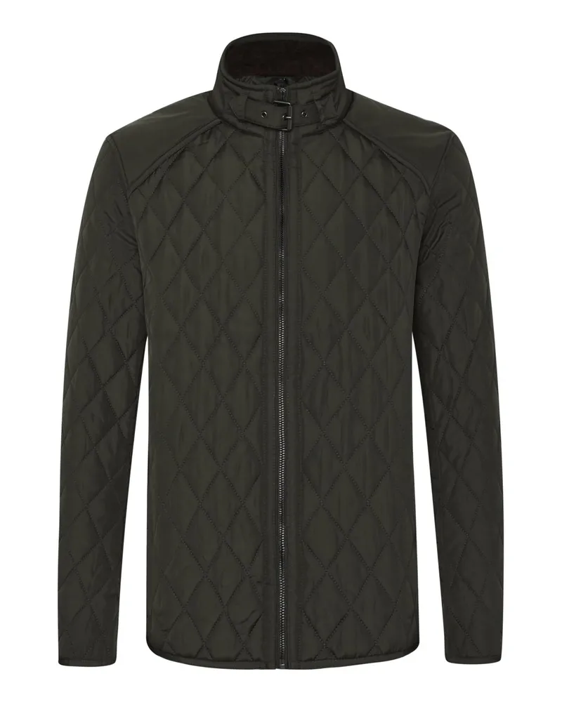 Belstaff Rautensteppjacke Pembroke mit Stehkragen in Oliv