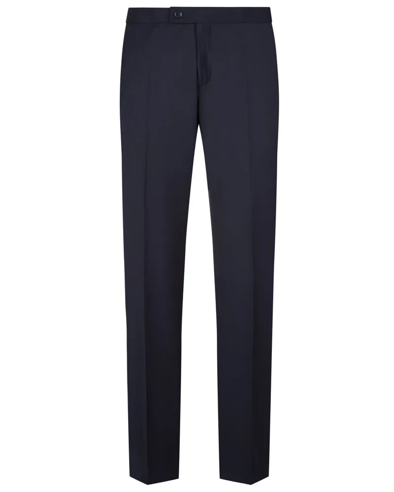 CG Smoking Hose aus Wolle mit Galonstreifen in Marine